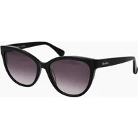 Women's Max Mara Sunglasses MM0058 01B 57 - Black - Size: 57-17-140
