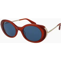 Women's Max Mara Sunglasses MM0080 68V 51 - Red - Size: 51-21-135