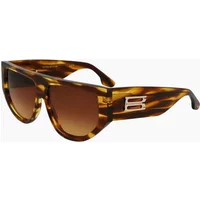 Women's Victoria Beckham Sunglasses VB676S 224 55 - Brown - Size: ONE size