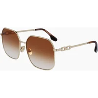 Women's Victoria Beckham Sunglasses VB232S 723 58 - Gold - Size: 58-16-140