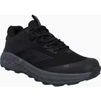 Men's Hi-Tec Fuse Trail Low Polyester Men's Black/Charcoal Hiking Shoes - Size: UK 9 / eu 43 / us 10