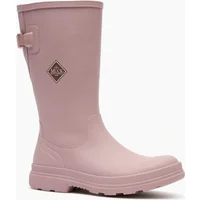 Women's Muck Boots Rainscape Tall Rubber Women's Pink Wellington Boots - Size: 8