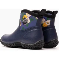 Women's Muck Boots Muckster II Ankle Rubber Women's Navy Wellington Boots - Size: 8