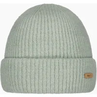Women's Barts Womens Witzia Stretchy Ribbed Knit Knitted Beanie Hat - Cream - Size: ONE size