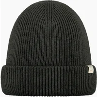 Barts Kids Kinabalu Fine Knit Cuffed Beanie Hat - Green - Size: 3 - 5 years