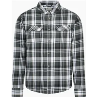 Men's Mountain Warehouse Mens Trace Flannel Long-Sleeved Shirt - Green - Size: 46/Regular