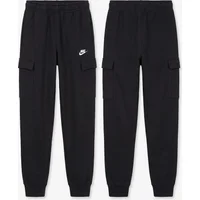Men's Nike Mens Sportswear Club Fleece Cargo Joggers in Black - Size: Regular/32/30/31/36