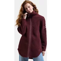 Women's Didriksons Womens Umi Full Zip Fleece 4 - Old rust 147 - Red - Size: 14