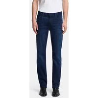 Men's 7 For All Mankind SLIMMY Mens Slim Fit Luxe Performance Denim Jeans - Deep Blue - Size: W34 l33