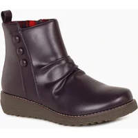 Heavenly Feet Women's Murray Womens Ankle Boots - Black - Size: 4