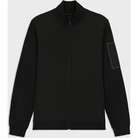 Women's BOSS Momentum-X Knitted Hybrid Jacket Black - Size: 18/16
