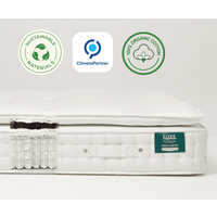 Luxe-Latex Natural Mattress - Pillow Top 5000 - Queen Size 120 x 190cm (Small Double)