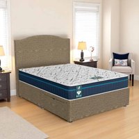 Luxe Ascot Loaf Divan Bed - Ascot Brown, Double 135 x 190 cm