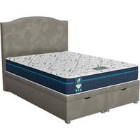 Luxe Loaf Milan Ottoman - Milan Silver, Single 90 x 190 cm