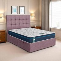 Wool Cubic Divan - Lilac Wool, Single 90 x 190 cm