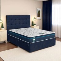 Venice Cubic Divan-Dark - Venice Marine, Super King 180 x 200 cm