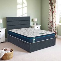 Ascot Classic Stripe Divan-Dark - Ascot Coal, Single 90 x 190 cm
