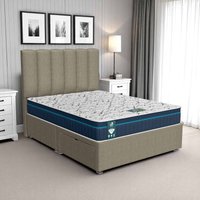 Barley Linen Sonno Divan - Barley Linen, Super King 180 x 200 cm