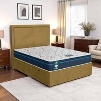 Milan Charlie Senden Divan-Dark - Milan Mustard, Super King 180 x 200 cm