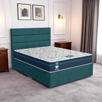 Milan Classic Stripe Divan-Dark - Milan Teal, Double 135 x 190 cm