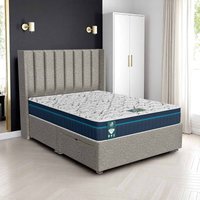 Naples Stripe Curved Divan - Naples Cream, Single 90 x 190 cm