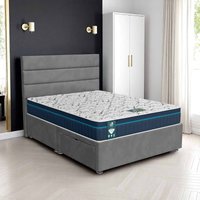 Venice Classic Stripe Divan-Dark - Venice Grey, Super King 180 x 200 cm