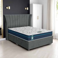 Wool Polar Super Divan - Steel Wool, Double 135 x 190 cm