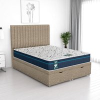 Ascot Wiliam Oxford Ottoman-Light - Ascot Beige, Super King 180 x 200 cm