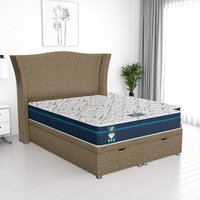 Ascot Maxcoil Ottoman-Light - Ascot Brown, Super King 180 x 200 cm