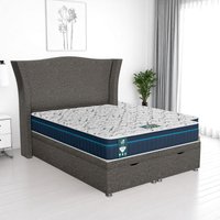 Wool Maxcoil Ottoman - Chrome Wool, King Size 150 x 200 cm
