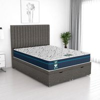 Wool Wiliam Oxford Ottoman - Chrome Wool, Double 135 x 190 cm