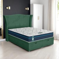Milan Maxcoil Ottoman-Dark - Milan Duck Egg, Super King 180 x 200 cm