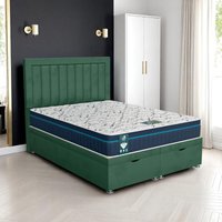 Milan Piano Ottoman-Dark - Milan Duck Egg, King Size 150 x 200 cm
