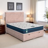 Milan Wiliam Oxford Ottoman-Light - Milan Pink, Super King 180 x 200 cm