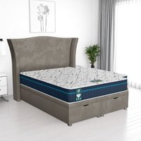 Milan Maxcoil Ottoman-Light - Milan Silver, Super King 180 x 200 cm