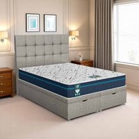Napples Cubic Ottoman - Naples Cream, Single 90 x 190 cm