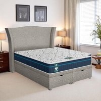 Napples Maxcoil Ottoman - Naples Cream, Super King 180 x 200 cm
