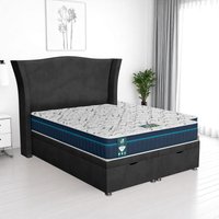Venice Maxcoil Ottoman-Dark - Venice Black, Super King 180 x 200 cm