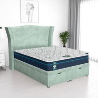 Venice Maxcoil Ottoman-Light - Venice Duck Egg, Super King 180 x 200 cm