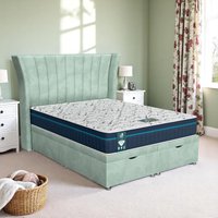 Venice Polar Super Ottoman-Light - Venice Duck Egg, Super King 180 x 200 cm