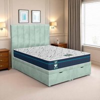 Venice Wing Back Ottoman - Venice Duck Egg, Super King 180 x 200 cm