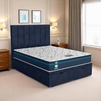 Venice Wing Back Ottoman - Venice Marine, Super King 180 x 200 cm