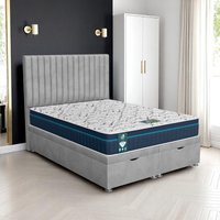 Venice Wiliam Oxford Ottoman-Light - Venice Silver, Double 135 x 190 cm