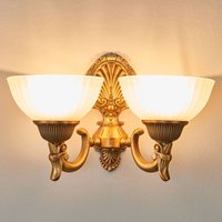 ORION Bronsfärgad, elegant vägglampa NOAM