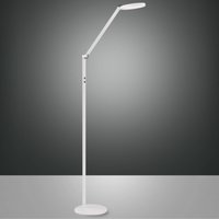 Fabas Luce LED floor lamp Regina, 1-bulb, white