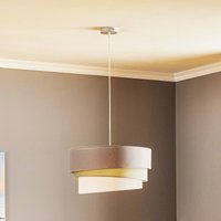 Duolla Euluna Trio hanging light beige/aquamarine/écru Ø45cm