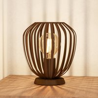 EGLO Bordslampa Espinal, borstad brons, höjd 23 cm, metall E27