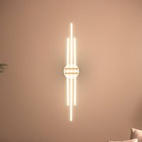 Briloner LED-taklampa Tinka, ljusgrå/brun, längd 98 cm
