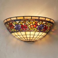 Artistar Vägglampa i klassisk tiffanystil FLORA