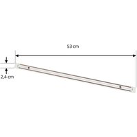 Lindby track Lumaro, white, aluminium, length 53 cm